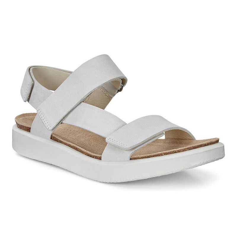 Women Ecco Corksphere Sandal - Sandals White - India OYMUQP650